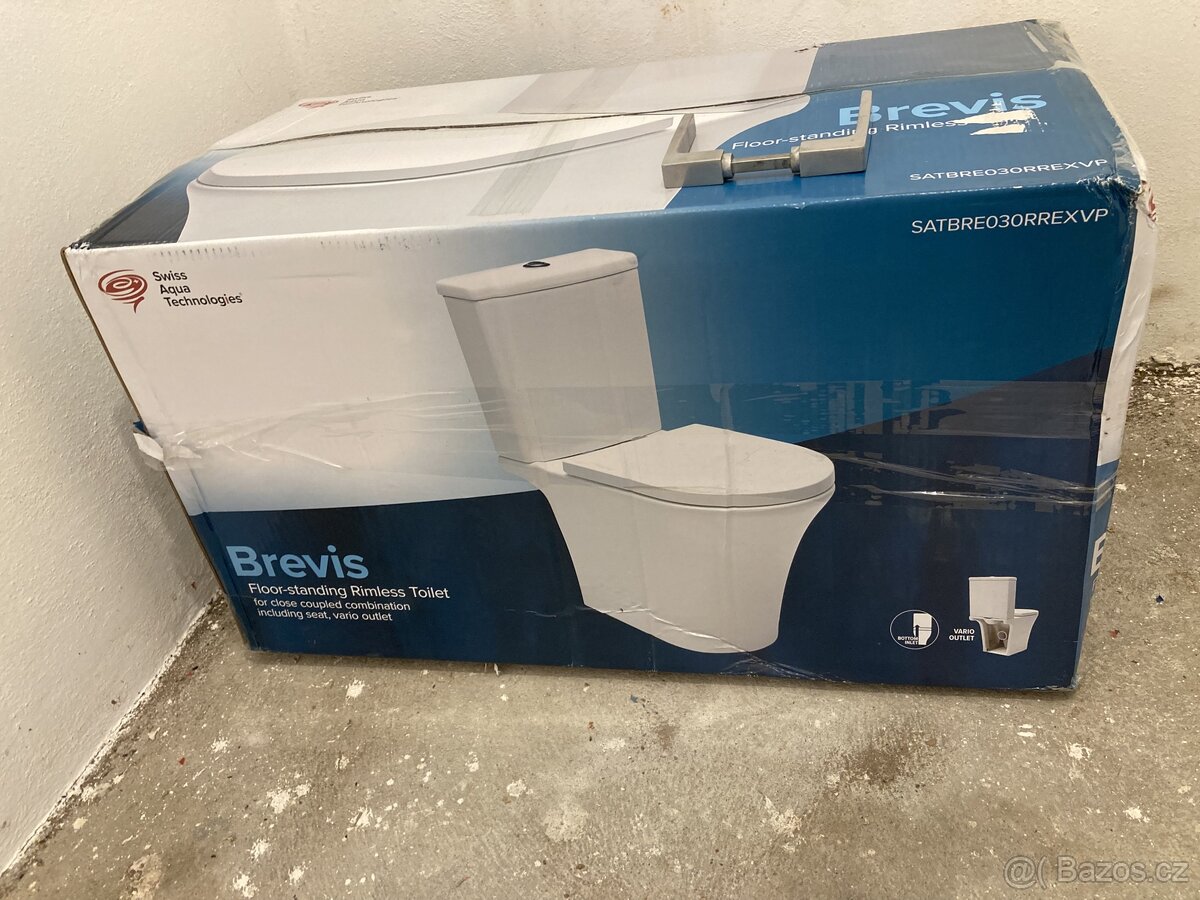 WC kombi komplet SAT Brevis včetně prkénka softclose