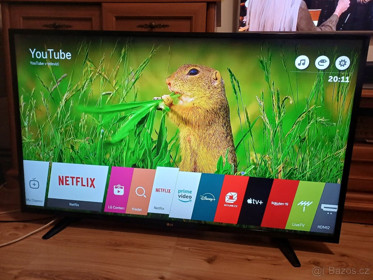 4K Smart TV LG 49UH6107-úhlopříčka 123cm