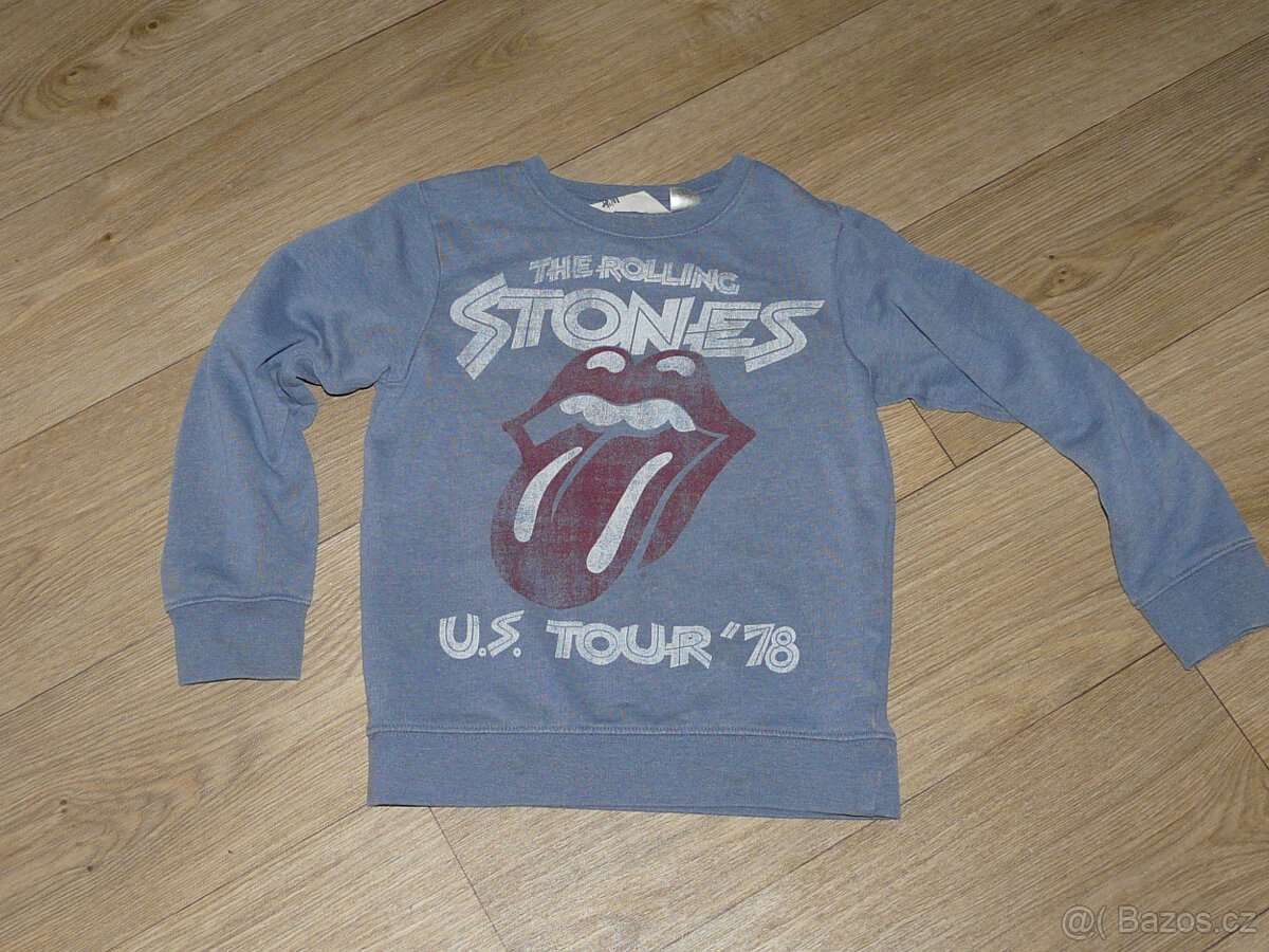 mikina h&M rolling stones 122- 128