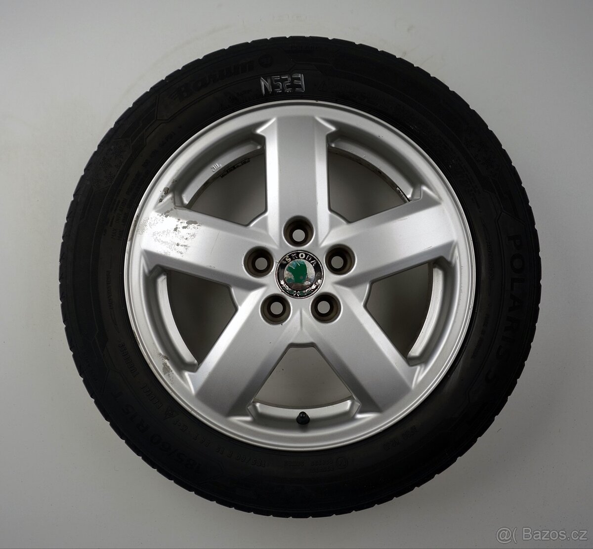 Škoda Rapid - Originání 15" alu kola - Zimní pneu