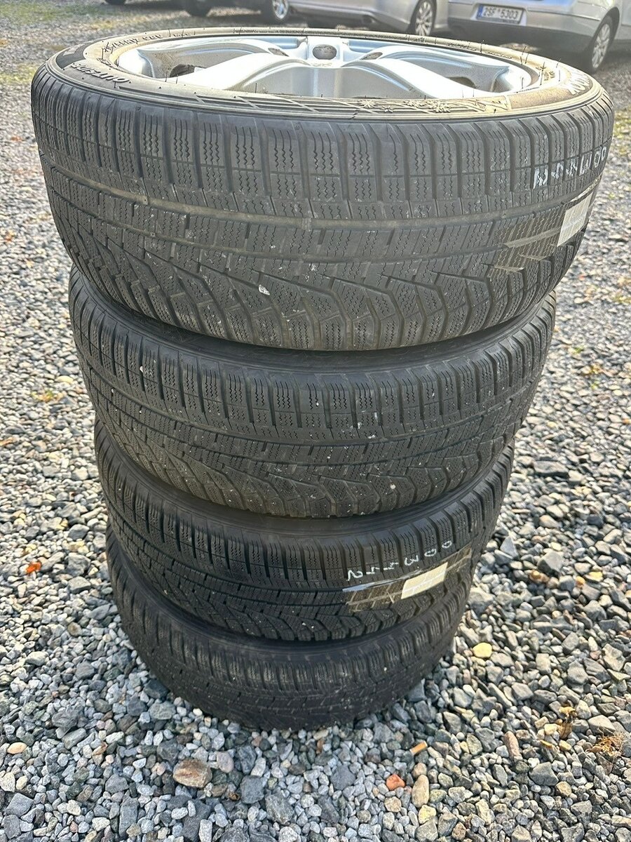 4x alu DEZENT +zimní pneu Hankook 215/55 R17