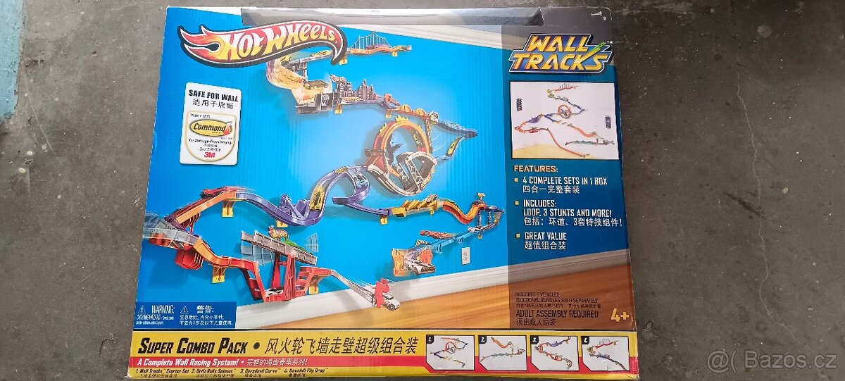 Hotwheels dráha na stěnu