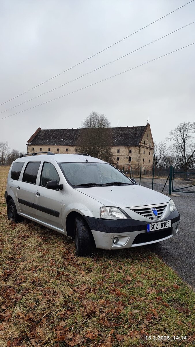 prodám Dacia Logan MCV 2007, 7 míst