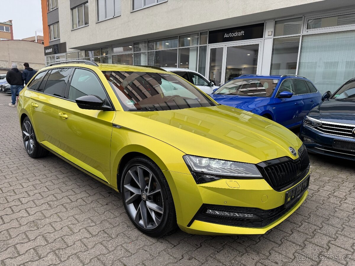 Škoda Superb 3 2.0 TDI 147kW 4x4 DSG Sportline Tažné DCC Nav