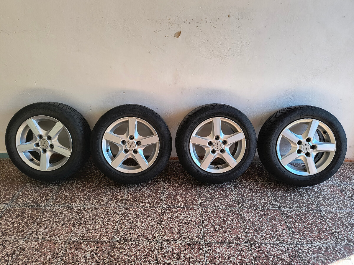 ALU KOLA ŠKODA FABIA 5X100+PNEU 185/60/14-4KS