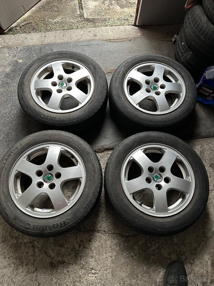 Alu kola Originál Fabia 5x100 R14,6Jx14H2