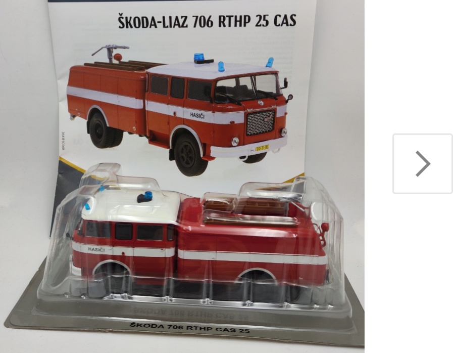 Skoda liaz 706 Rthp cas 25 1:43 ceska edice