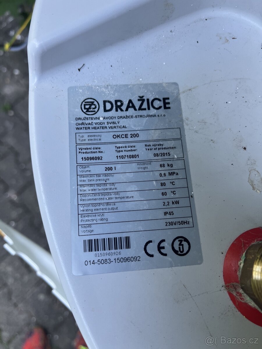 Dražice OKCE 200