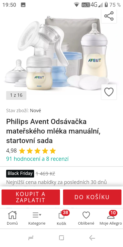 Odsavačka Philips Avent