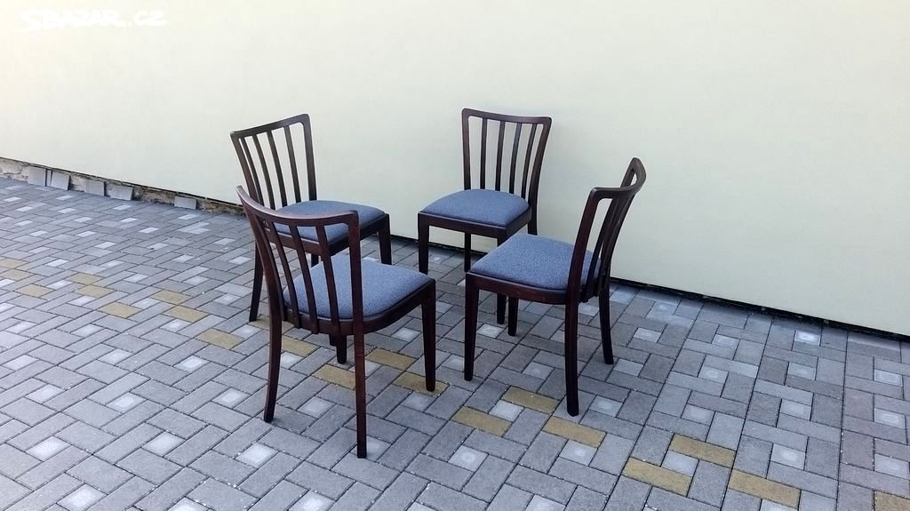 Renovované jídelní židle THONET