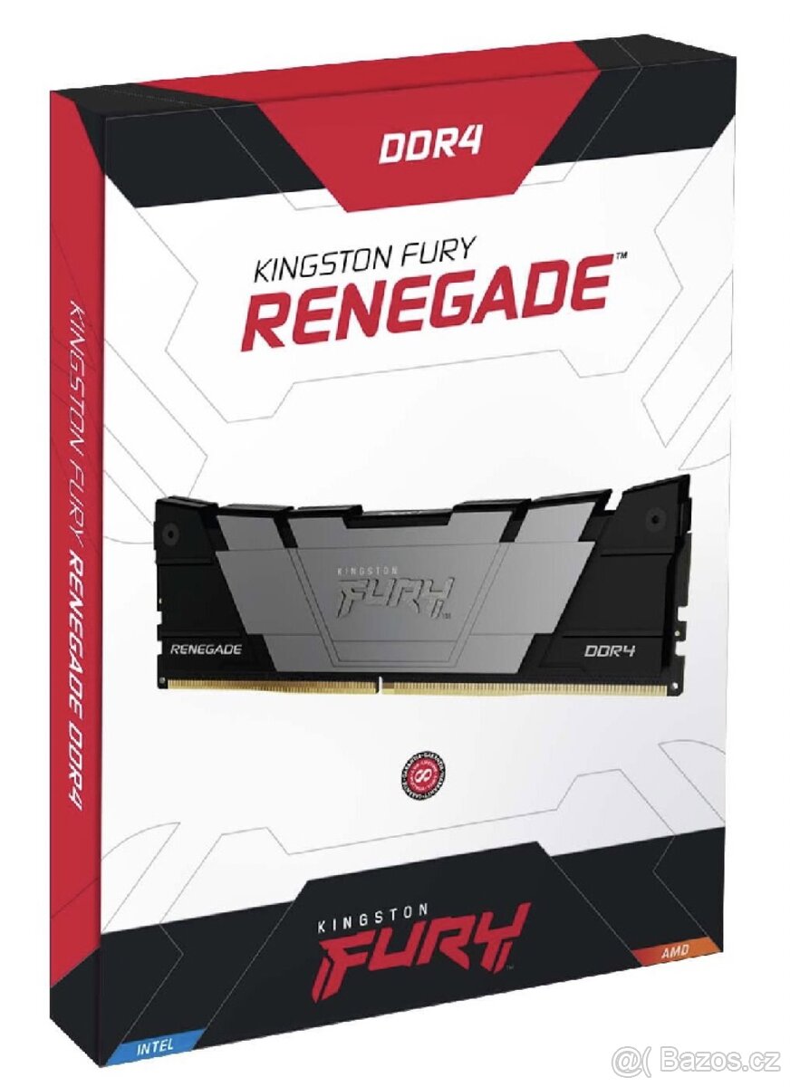 Kingston FURY 16GB KIT DDR4 3600MHz CL16 Renegade Black