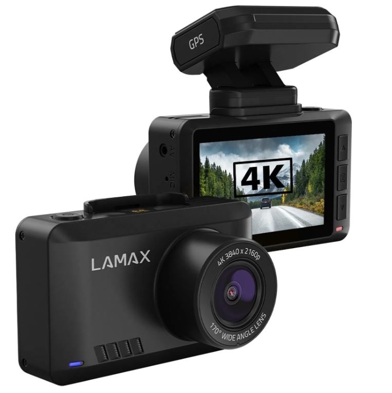 Kamera do auta LAMAX T10 4K GPS (s hlášením radarů)