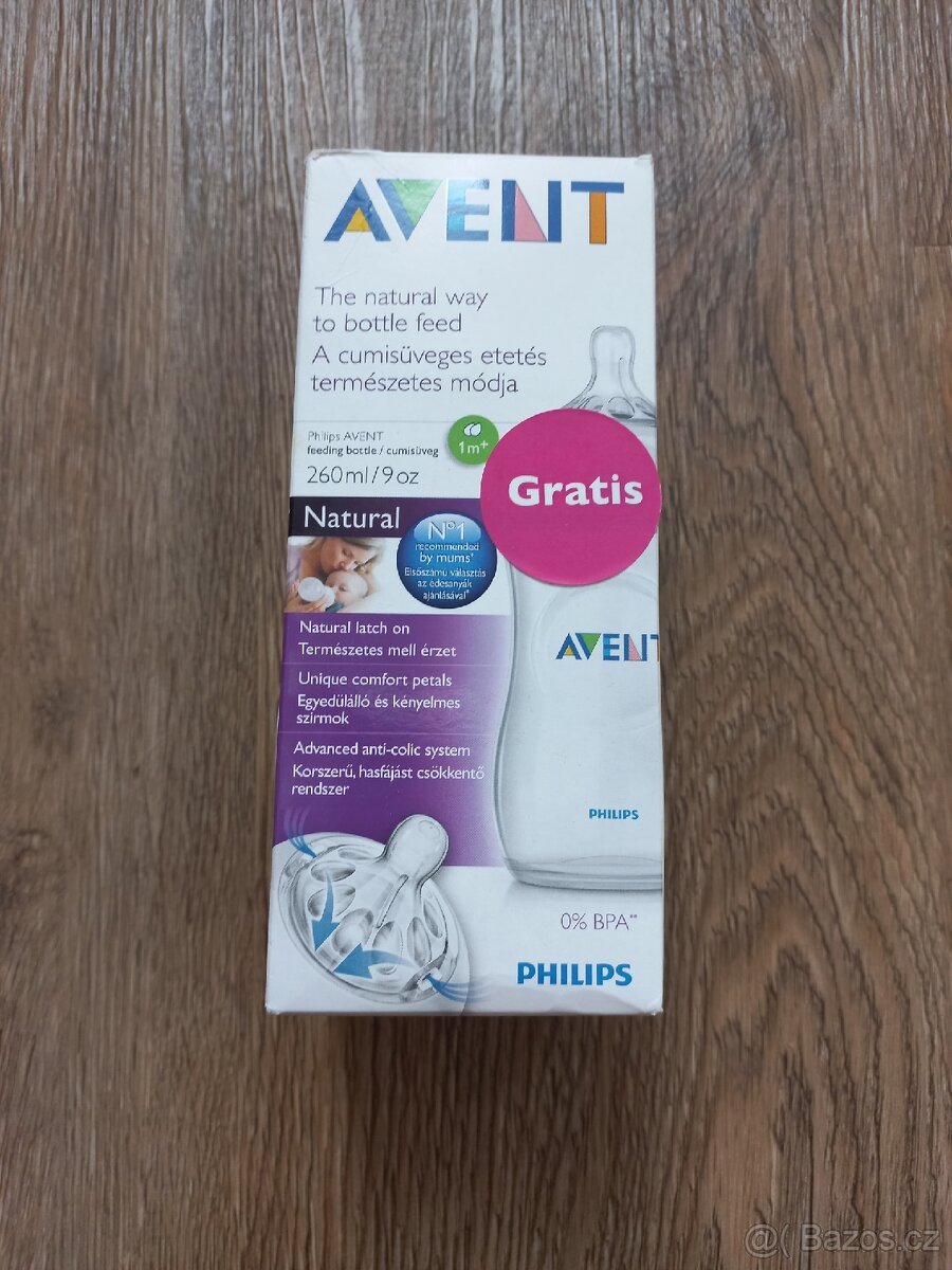 Phillips Avent lahvicka 260 ml