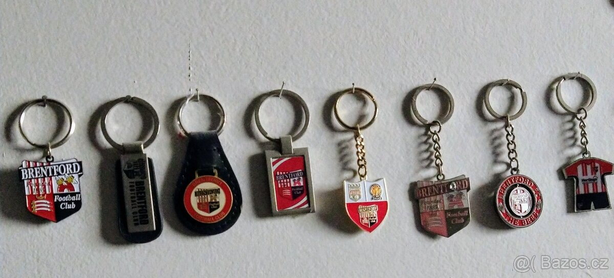 Fotbalové přívěšky (keyrings)