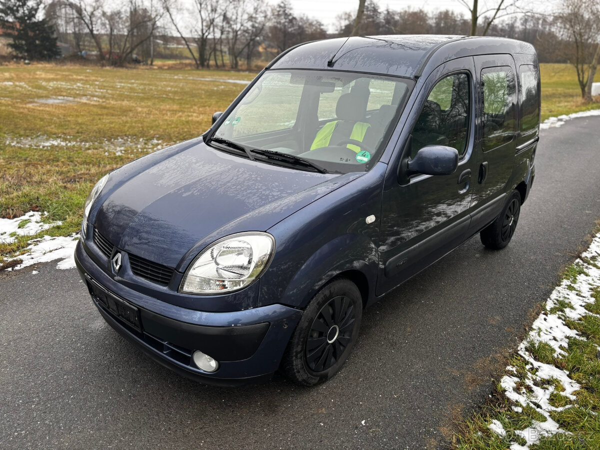 Renault Kangoo 1.6i 70kW, Tažné, Klima, Nová STK