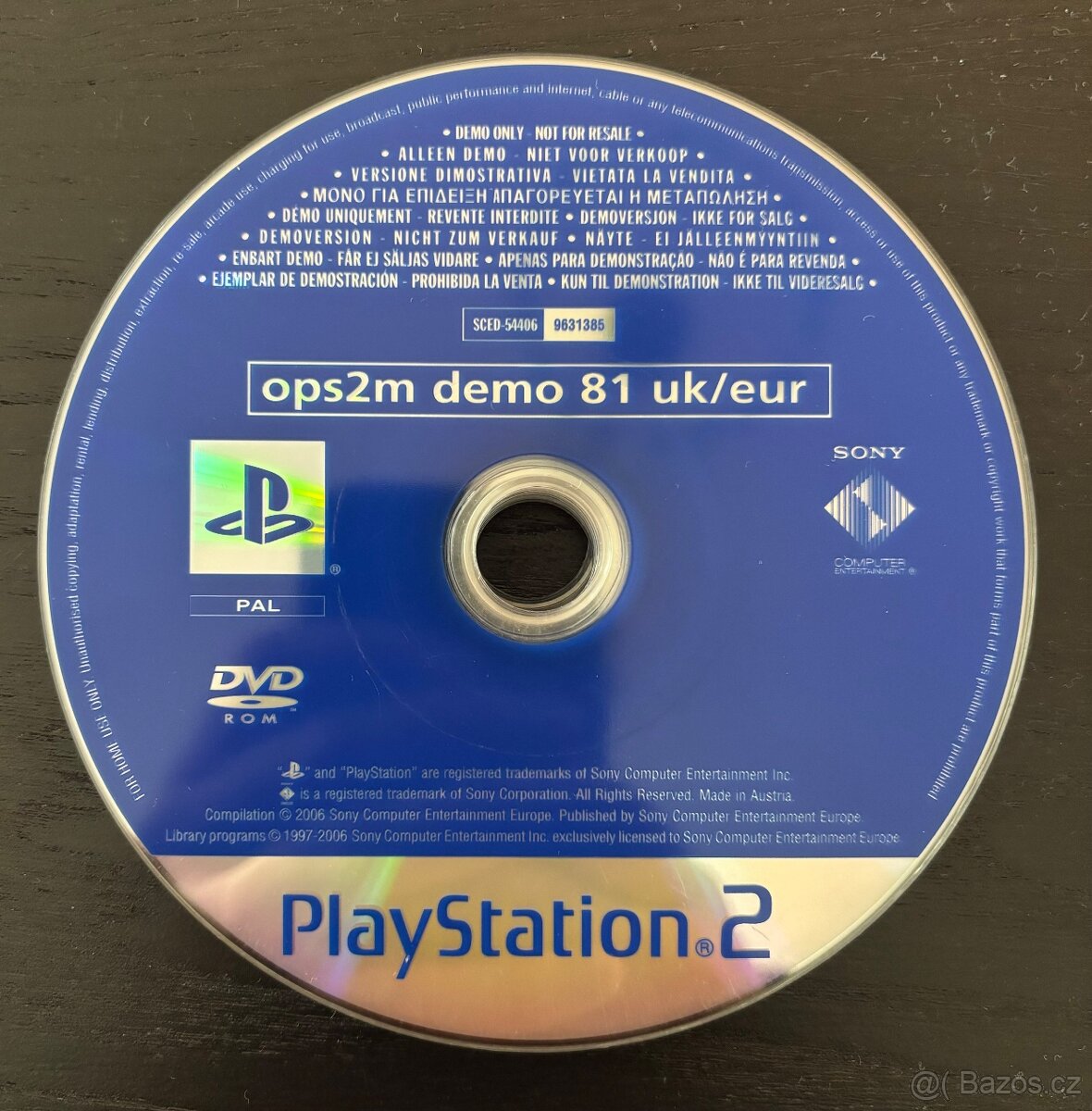 PLAYSTATION 2 PS2 8X DEMO DISC