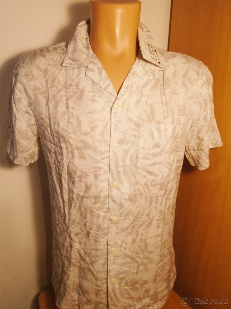 Pánská slim vzorovaná košile Armedangels/S/2x49cm