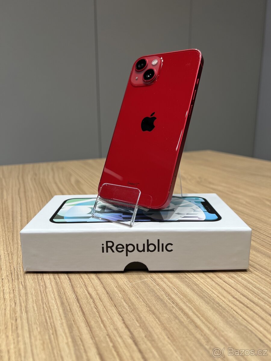 iPhone 13 128GB Red, 24 měsíců záruka