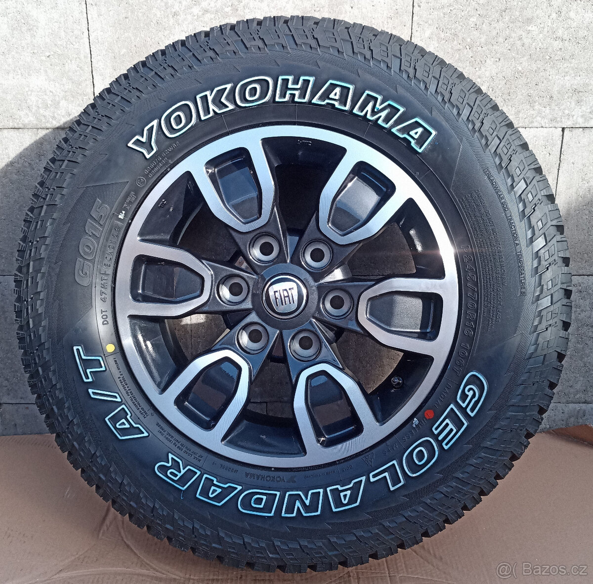 Nové celoroční alu + kola Fiat Fulback 6x139,7 r16