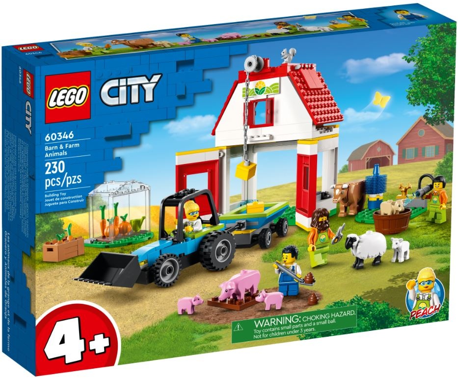 Lego 60346 Stodola a zvířátka z farmy (Barn & Farm Animals)