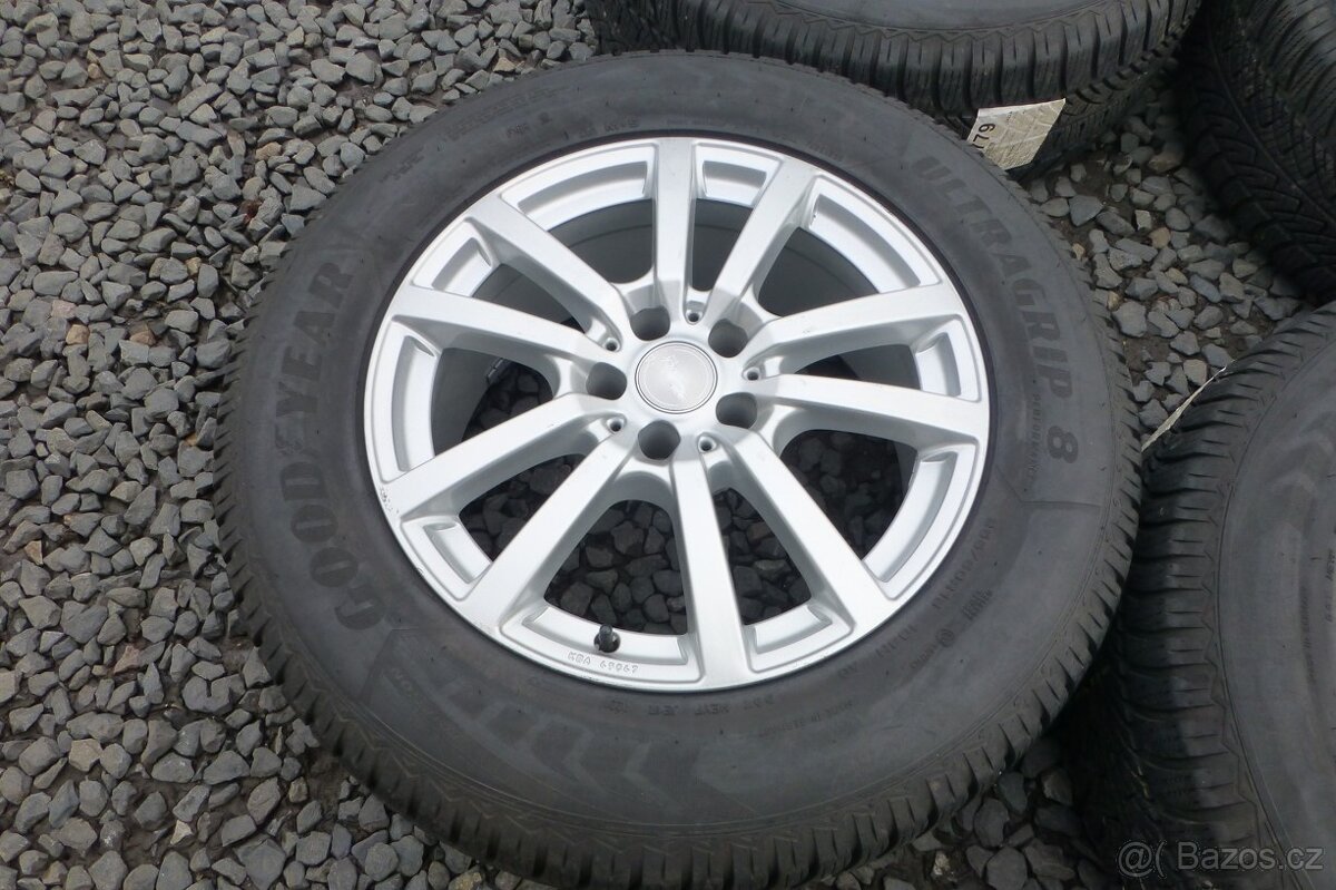 4ks alu disků Audi Q7,5x112,8Jx18+zimní pneu255/60/18Topstav