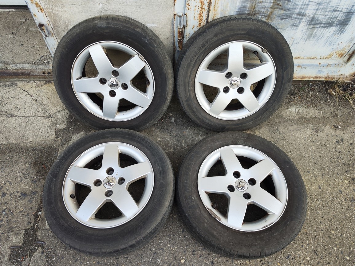 15"letní alu sada 4x108 origo Peugeot 207 207CC 206 185/65