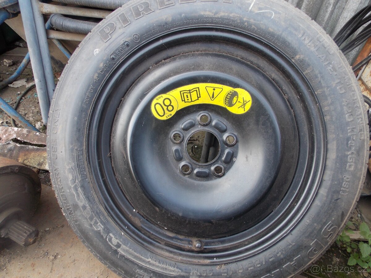 Dojezdové kolo Ford rezerva 5X108 125/85 R16