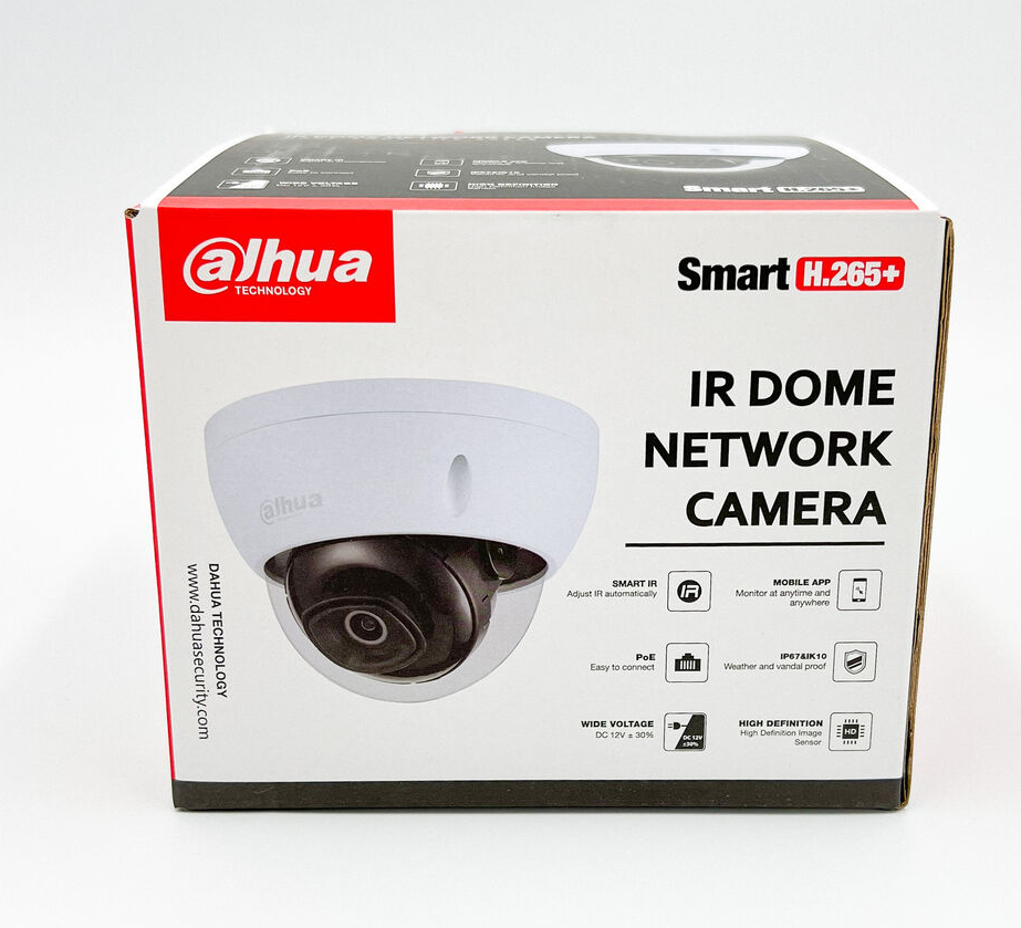 Dahua Anti-Vandal Dome IP kamera 5MP 2,8mm (98°)