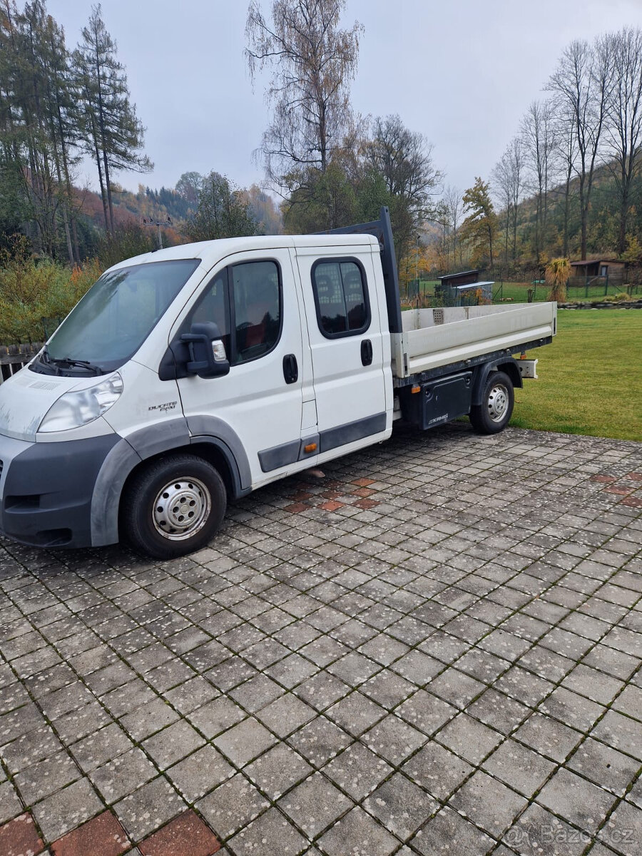 FIAT DUCATO valník, 7 míst