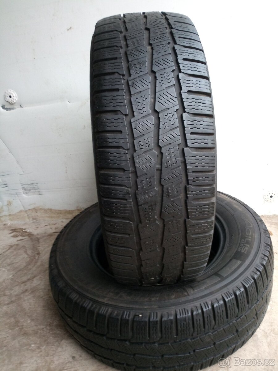 Prodám 4 zimní použité pneumatiky Michelin 235/65/R16C