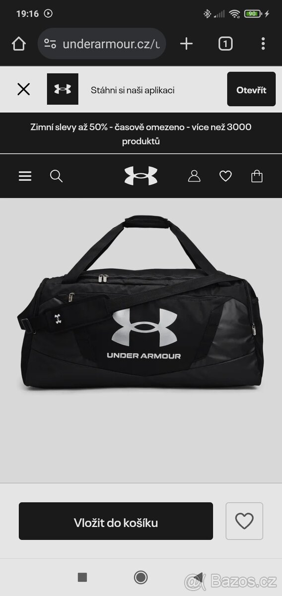 Cestovní sportovní taška under armour