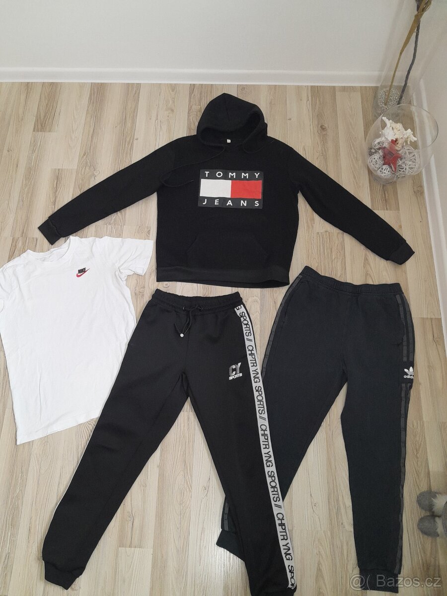 Tommy mikina, adidas tepláky balíček chlapec