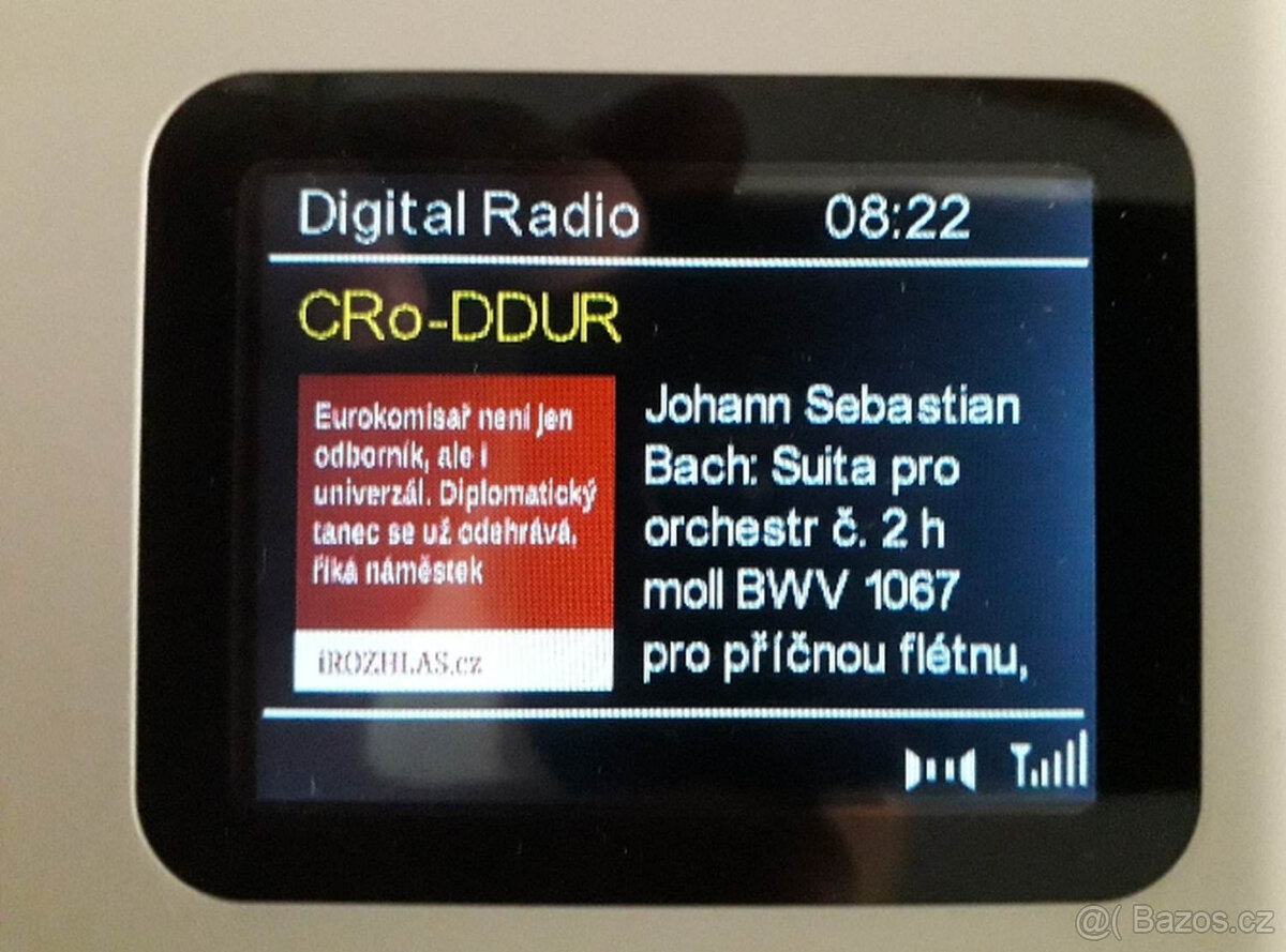 FM/DAB+ rádio se slideshow zn. LFF, plně funkční,