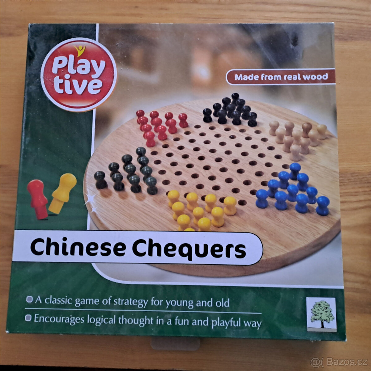 Dřevěná čínská dáma Chinese Chequers