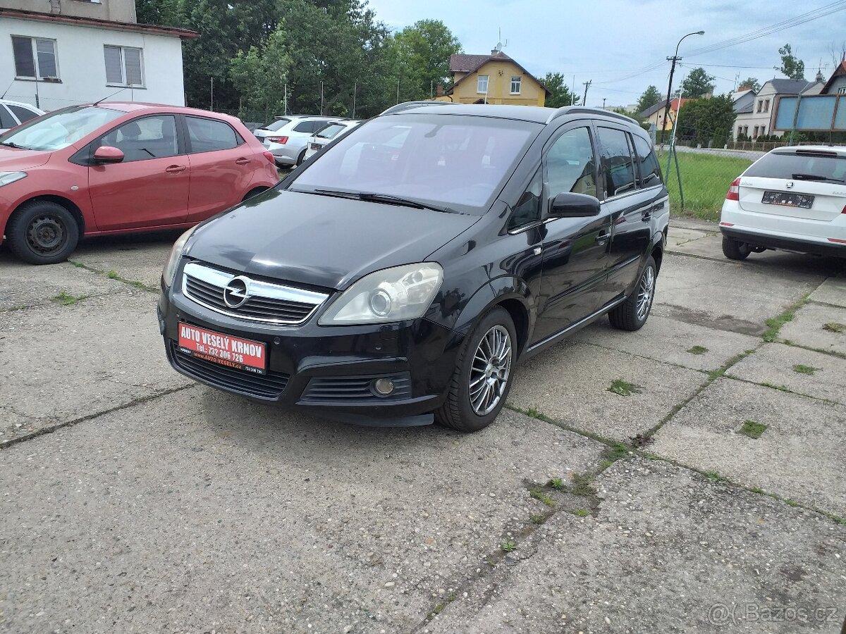 OPEL ZAFIRA 1,9 CDTi,110 KW,KLIMA,ESP,7 MÍST,ABS,