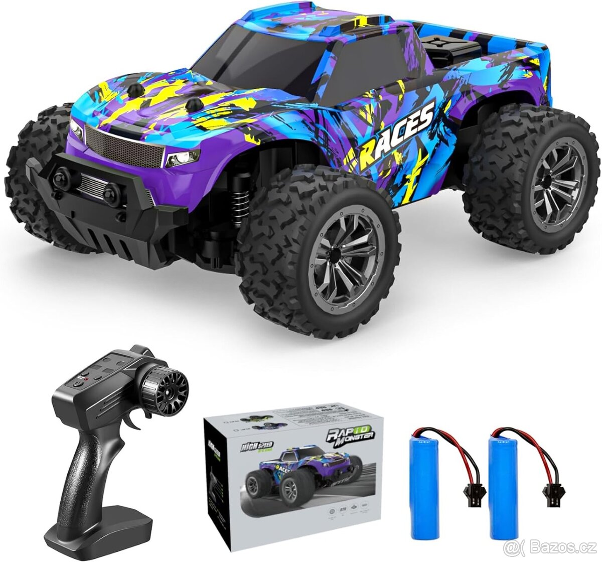 RC auto terénní 2,4GHz Rapid Monster / 2 baterie