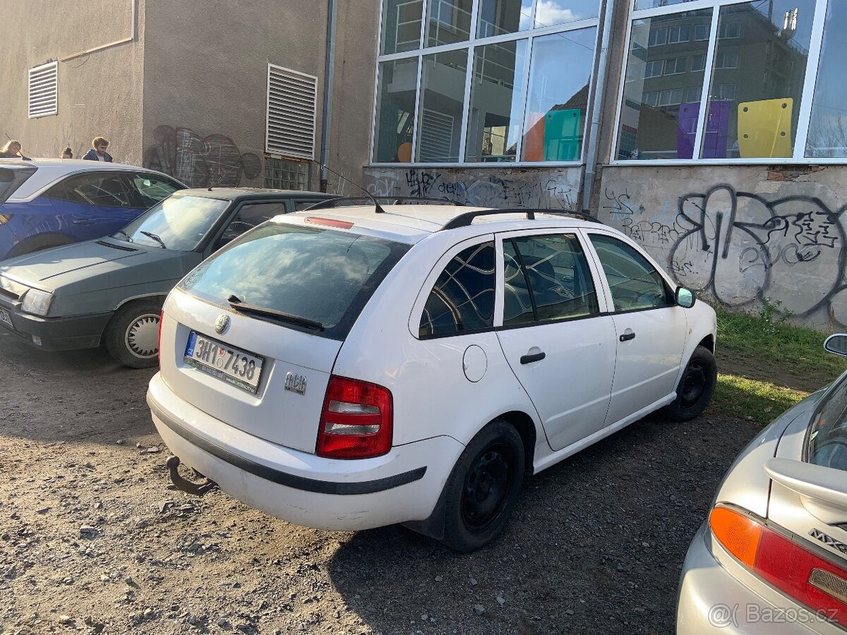 Škoda Fabia 1.9 TDI, rok 2003  Klima, Tažné…