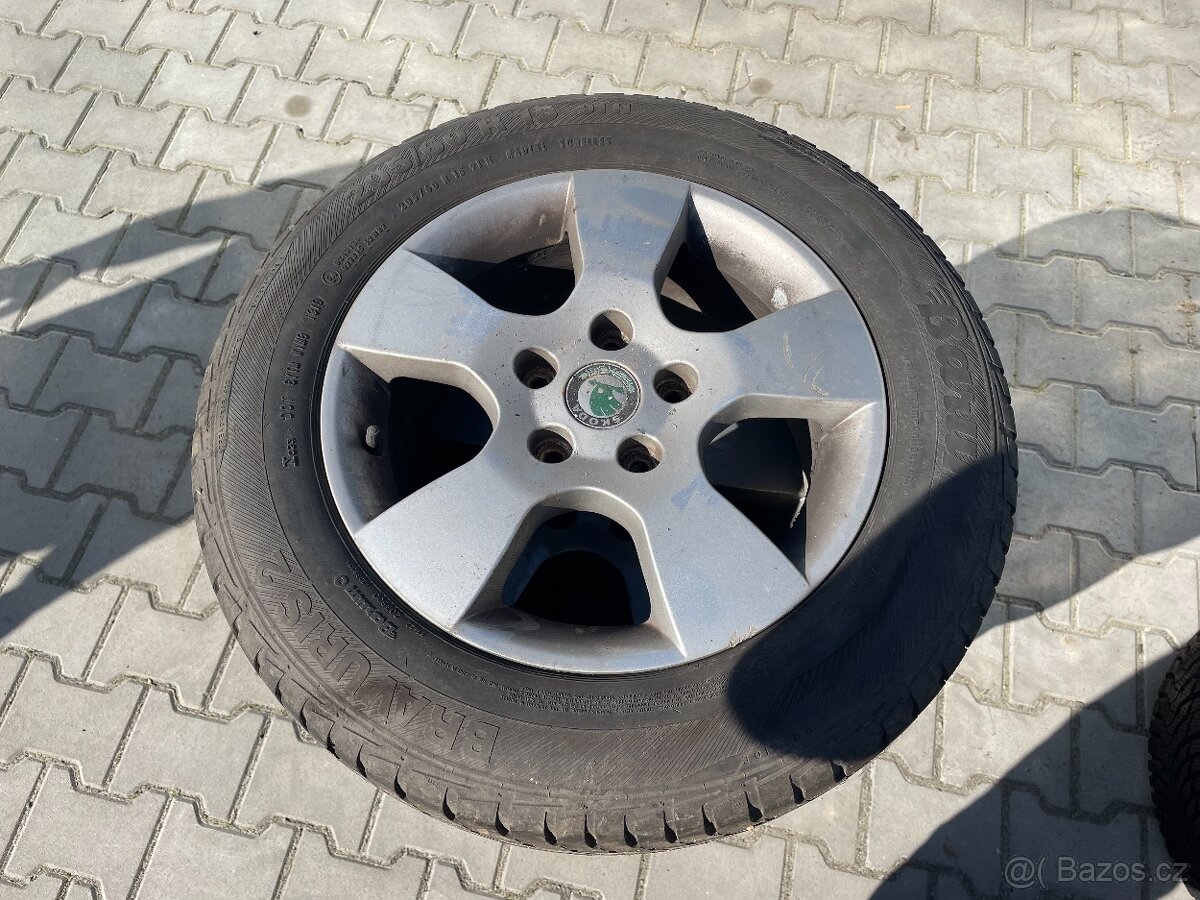 Sada letních ALU kol ŠKODA 205/60R15