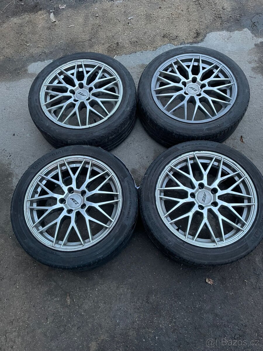 ALU disky AEZ 5x112 R17 s letními pneu 225/45 R17