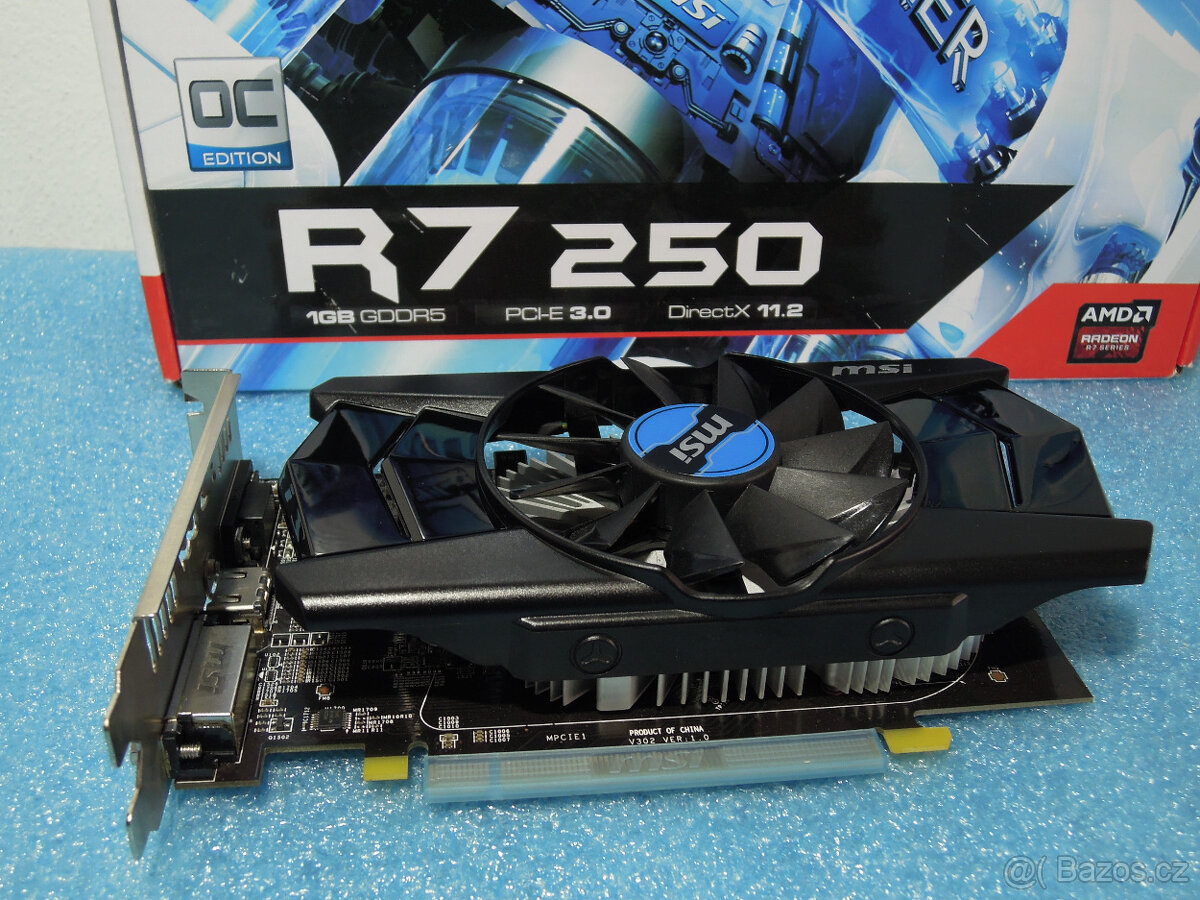 Herní Grafika MSI R7 250 1GD5 OC 1GB GDDR5