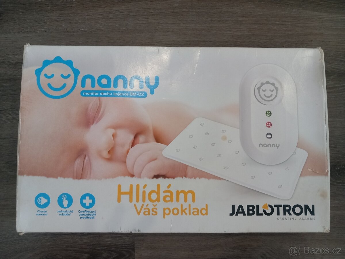 Monitor dechu kojence - NANNY
