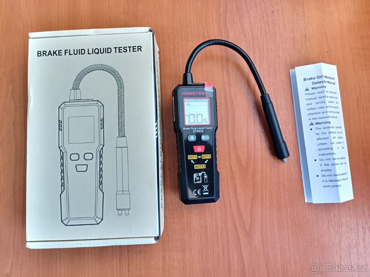 Profesionální digitální tester brzdové kapaliny