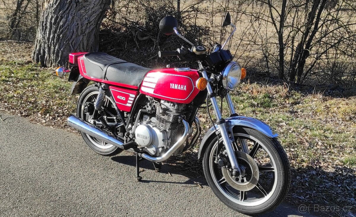 Yamaha XS 400 r.v. 1979, krásný veterán