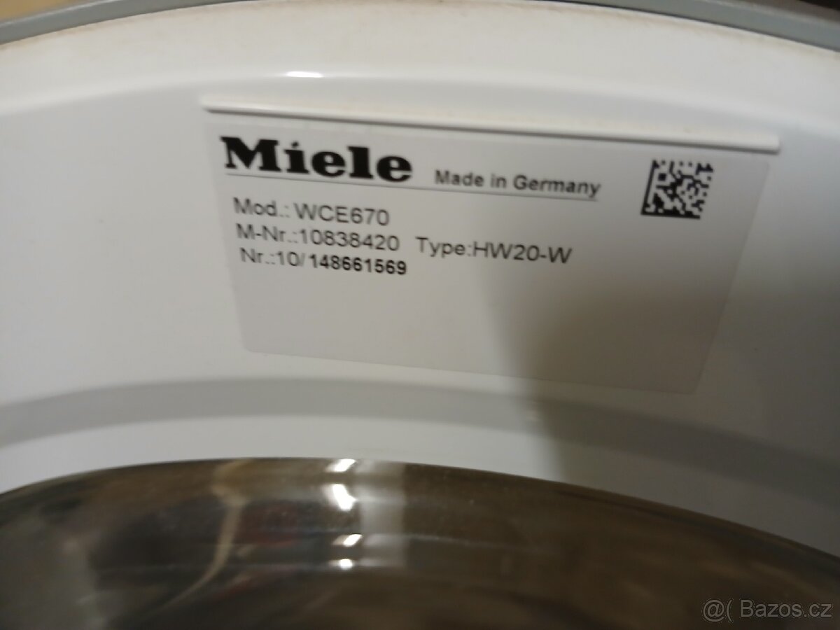 Miele WCE670 TWin DOS