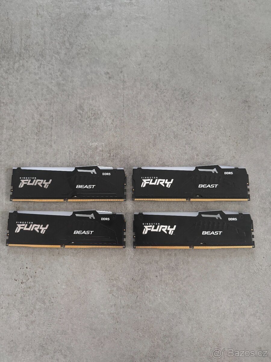 Kingston FURY 16GB DDR5 6000MHz CL36 Beast RGB EXPO - 4x