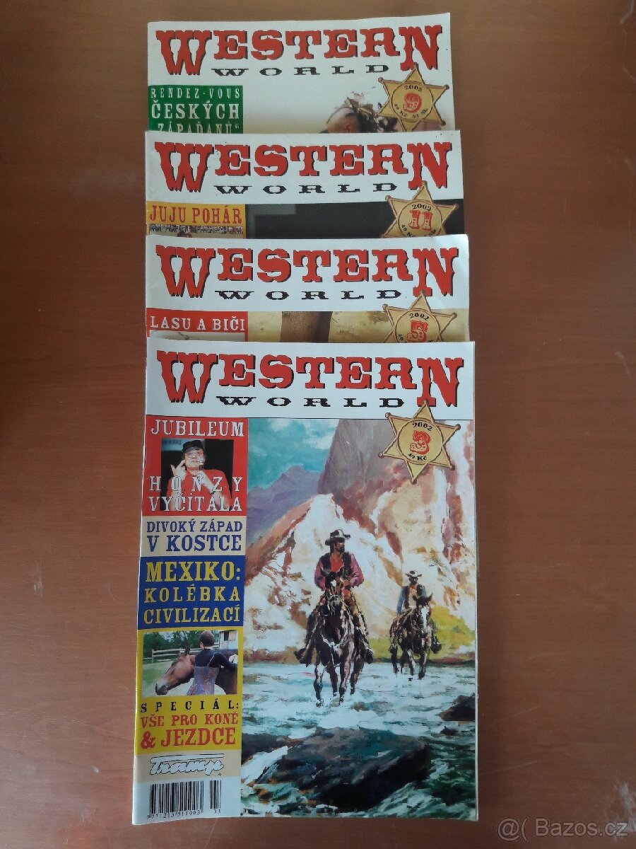 ČTYŘI ČASOPISY WESTERN