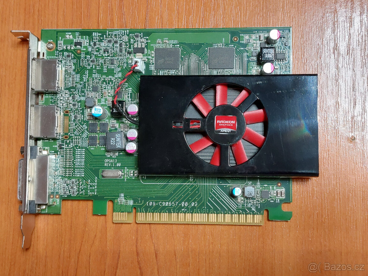 AMD Radeon R7 450 4GB, rozlišení 4K 60Hz 2x DP, DVI