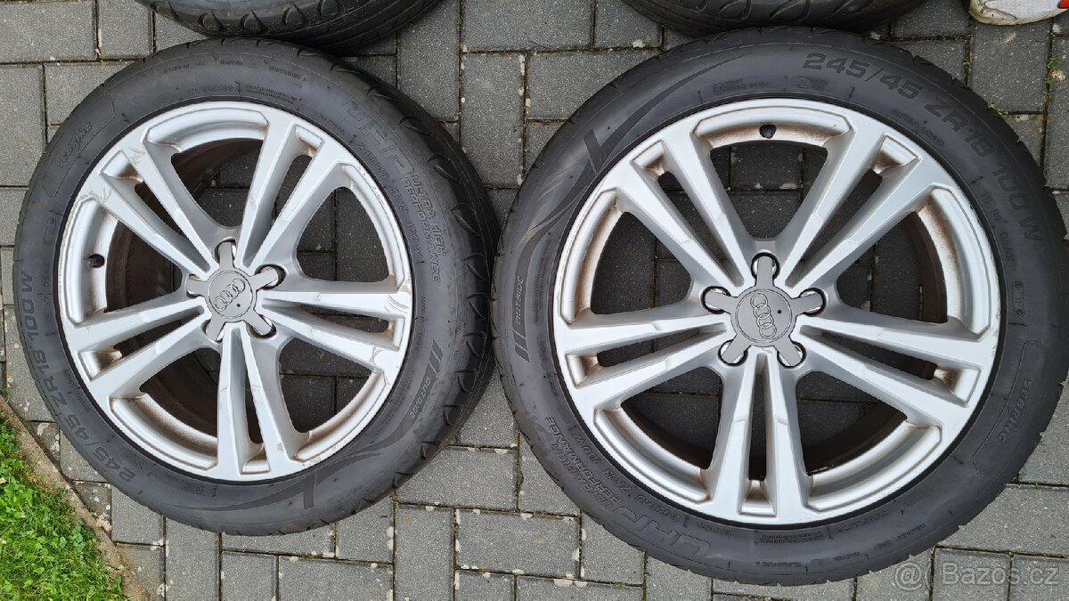 Alu disky AUDI 18" original, 112x5, 7,5J x 18 H2 ET 51