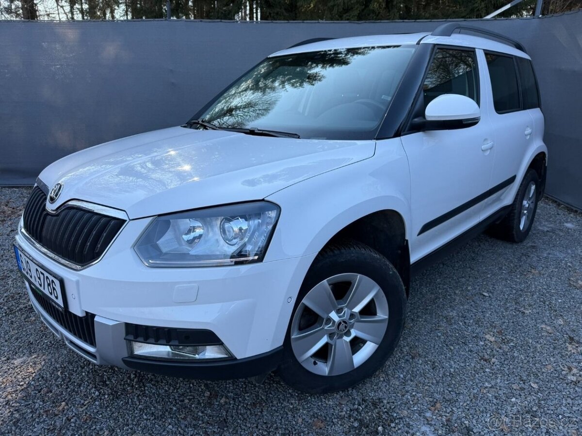 Škoda Yeti 2.0 TDI 103kw 4x4 OUTDOOR ČR 136 000km