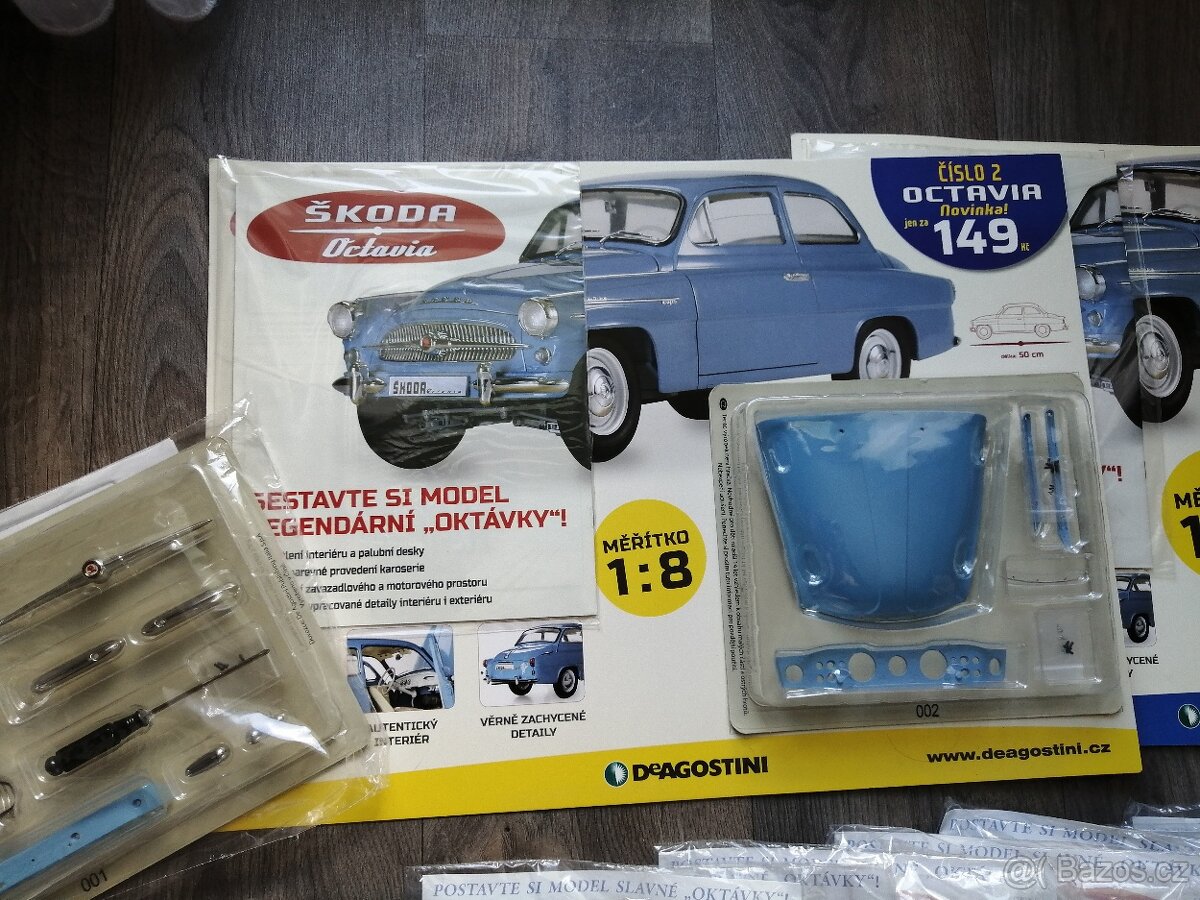 čísla modelu octavia 1960 deagostini 1:8